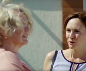 Na dobre i na złe. Barbara (Agnieszka Pilaszewska) i Kasia Smuda (Ilona Ostrowska)