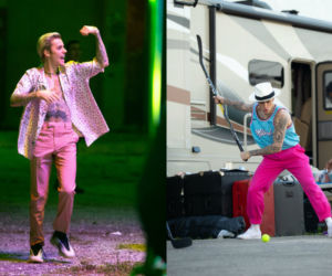 Justin Bieber na planie teledysku