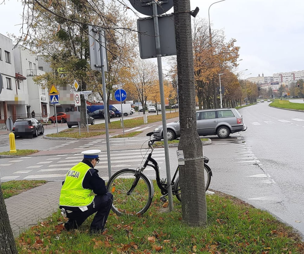 Wypadek rowerzysta Łomża