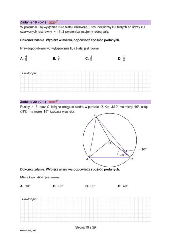 Matura próbna 2023 z matematyki. Arkusze CKE