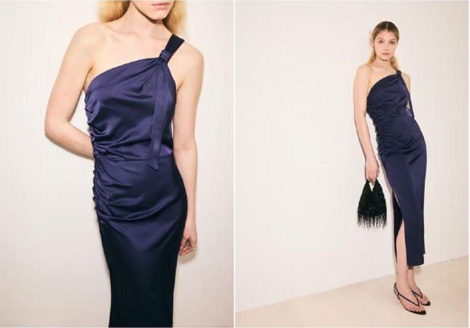 Ta asymetryczna sukienka z Mango, to perełka na wesele. Ma ciekawy krój, a do tego kosztuje tylko 200 złotych!