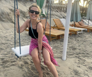 Patrycja Markowska z mężem w Wietnamie