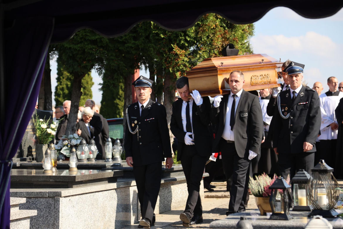 Pogrzeb księdza Stanisława w Grzęsce