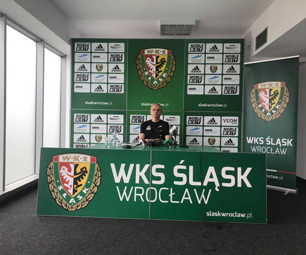 Konferencja Śląska Wrocław przed meczem z Koroną Kielce