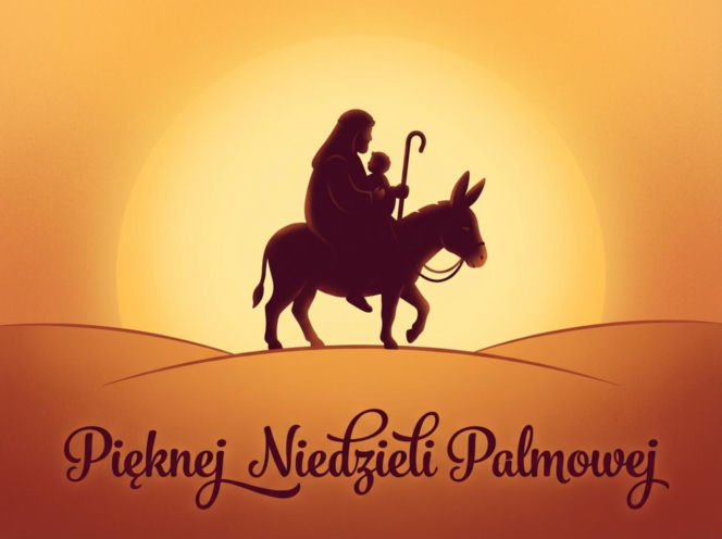 Kartka na Niedzielę Palmową
