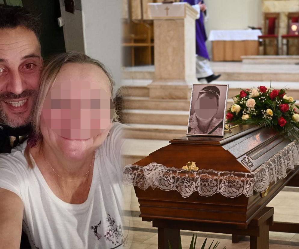 Pogrzeb Ewy uduszonej we własnym domu. Jej kochanek wciąż jest na wolności