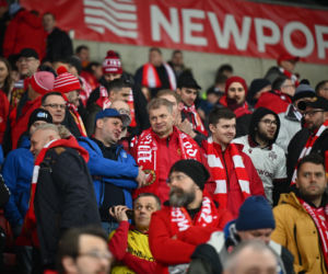 Widzew Łódź - Lech Poznań: Zdjęcia kibiców i zawodników z meczu 24. kolejki PKO BP Ekstraklasy