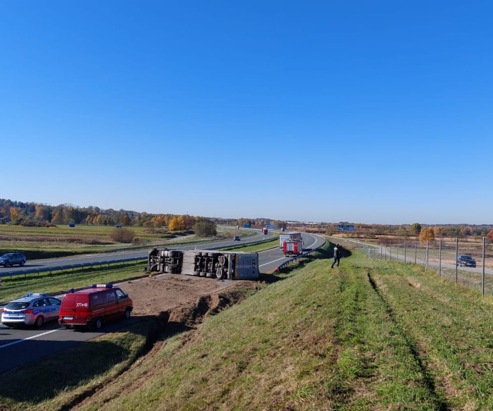 Wypadek na A4 koło Tarnowa