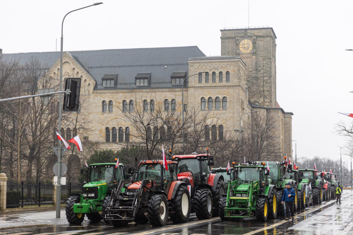 Poznań. Ogólnopolski protest rolników
