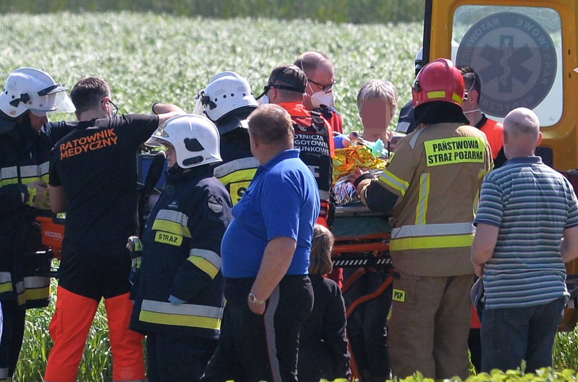 Dramatyczne chwile w Krępinach. Służby ratowały 10-letniego Andrzejka