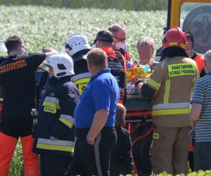 Dramatyczne chwile w Krępinach. Służby ratowały 10-letniego Andrzejka