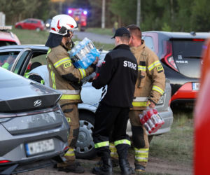 Pożar w powiecie wołomińskim