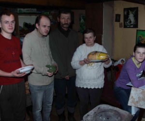Nie jemy bo córka odrabia lekcje