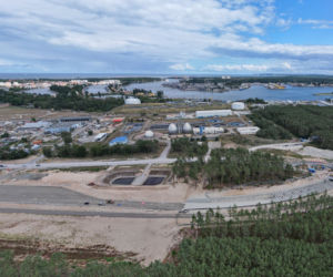 Budowa tunelu pod Świną - sierpień 2021
