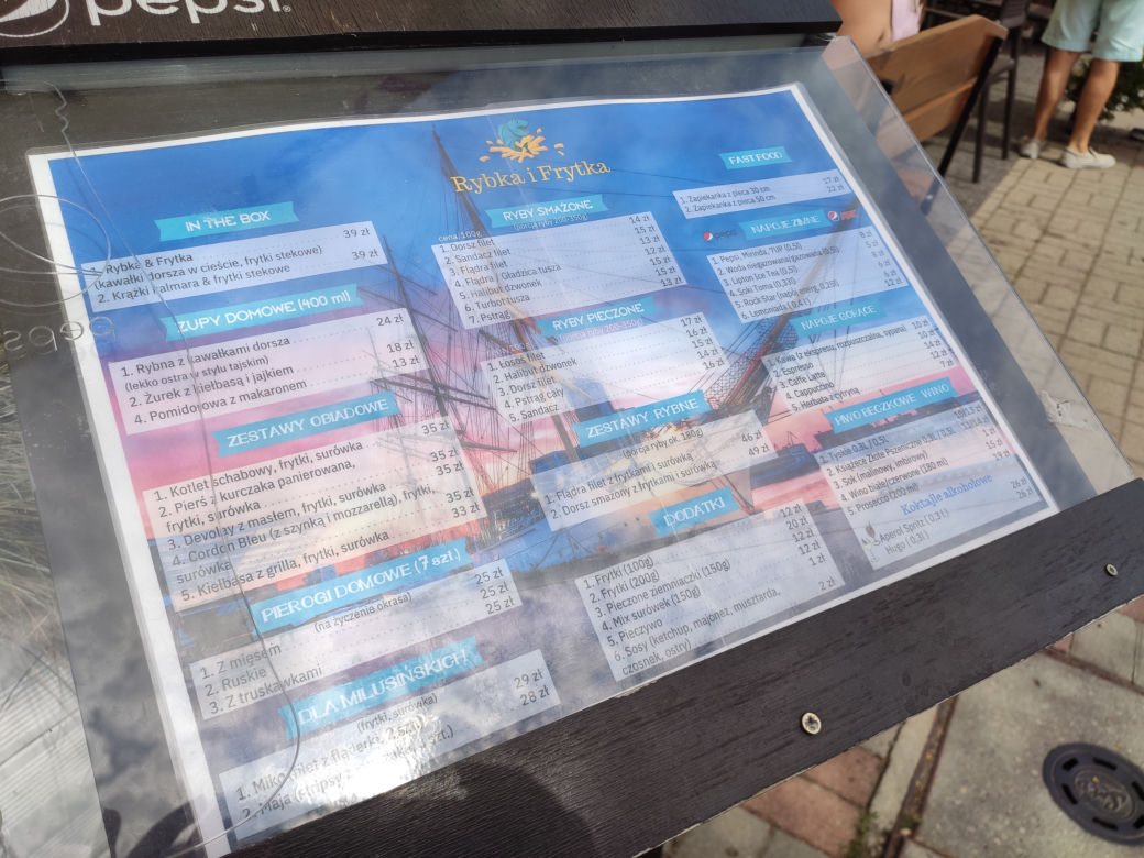 Ceny nad morzem. Gdynia: lody, gofry, ryby i inne lokale gastronomiczne