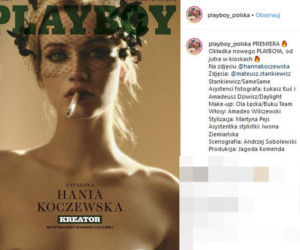 Hanna Koczewska na okładce nowego magazynu Playboy