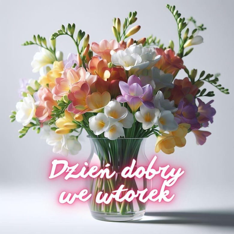 Dzień dobry we wtorek! Fajne obrazki do wysłania znajomym 
