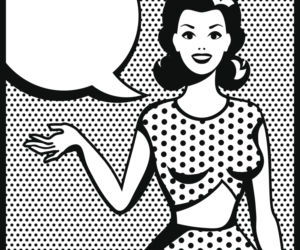 Sitodruk w stylu pop - art inspirowany Liechtensteinem