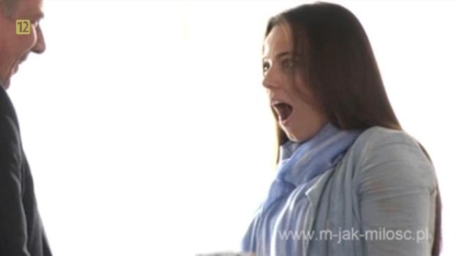 M jak miłość odc. 1081. Magda (Anna Mucha)- na planie M jak miłość