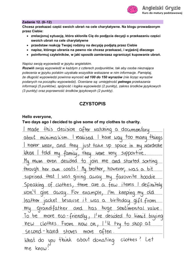 Próbna matura 2026 z angielskiego. Arkusz cke do pobrania