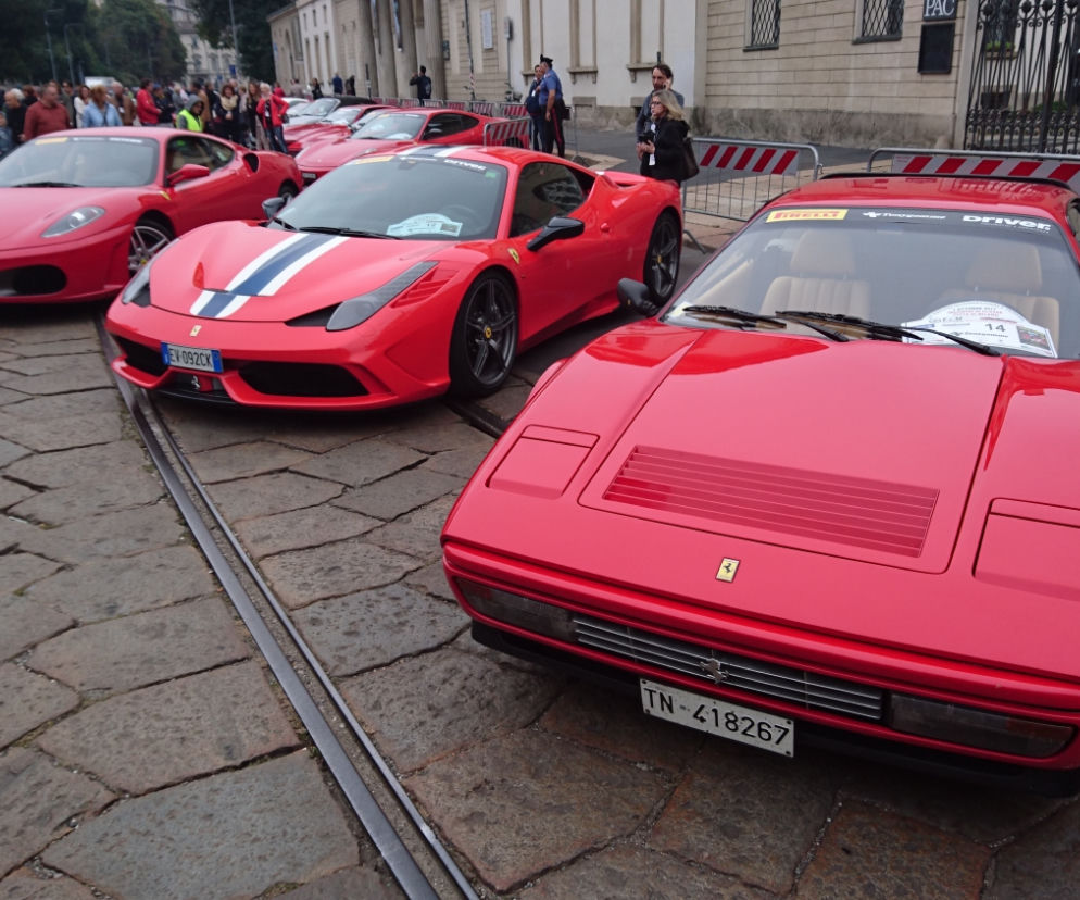 Zlot miłośników Ferrari w Mediolanie - Raduno Internazionale Ferrari 2017