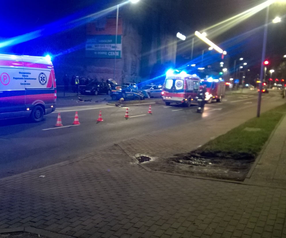 Wypadek na ul. Malczewskiego