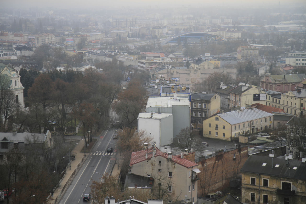 Panorama Lublina widziana z Wieży Trynitarskiej