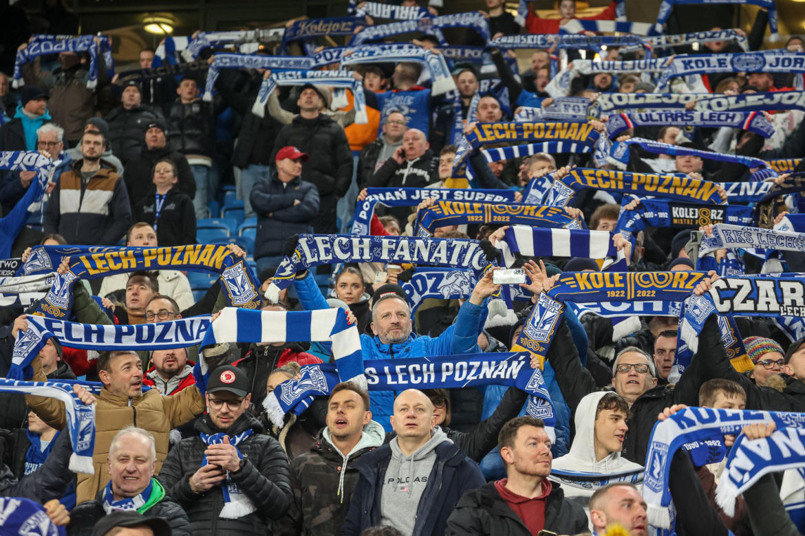 Lech Poznań - Pogoń Szczecin. Zdjęcia kibiców na meczu Fortuna Pucharu Polski