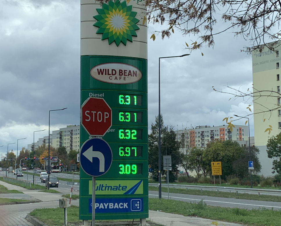 Stacja BP przy ul. Braci Mieroszewskich w Sosnowcu