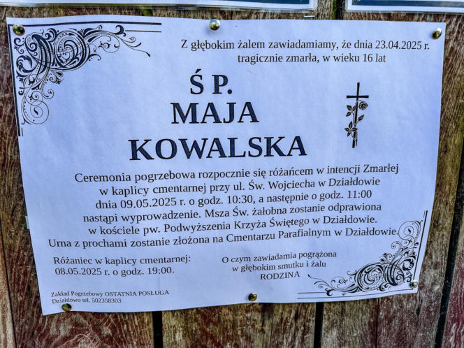 Transport Bartosza G. do kraju. Podejrzany o zabójstwo Mai z Mławy wraca do Polski