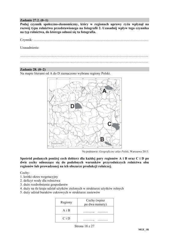 Matura 2020: Geografia. ARKUSZ CKE z geografii odpowiedzi z egzaminu 19.06.2020