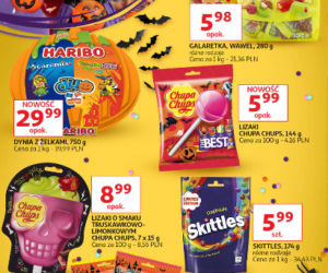 Słodycze na Halloween w Auchan