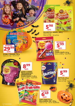 Słodycze na Halloween w Auchan