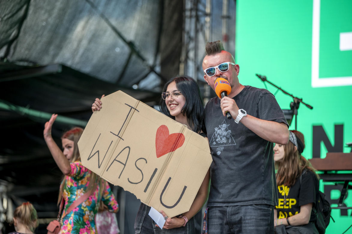 Zespół Nadmiar na scenie Sosnowiec Fun Festival