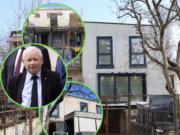 Dom prezesa Kaczyńskiego to typowa kostka z PRL. Przebudowa szarego klocka zachwyca! To będzie nowoczesne cacko 