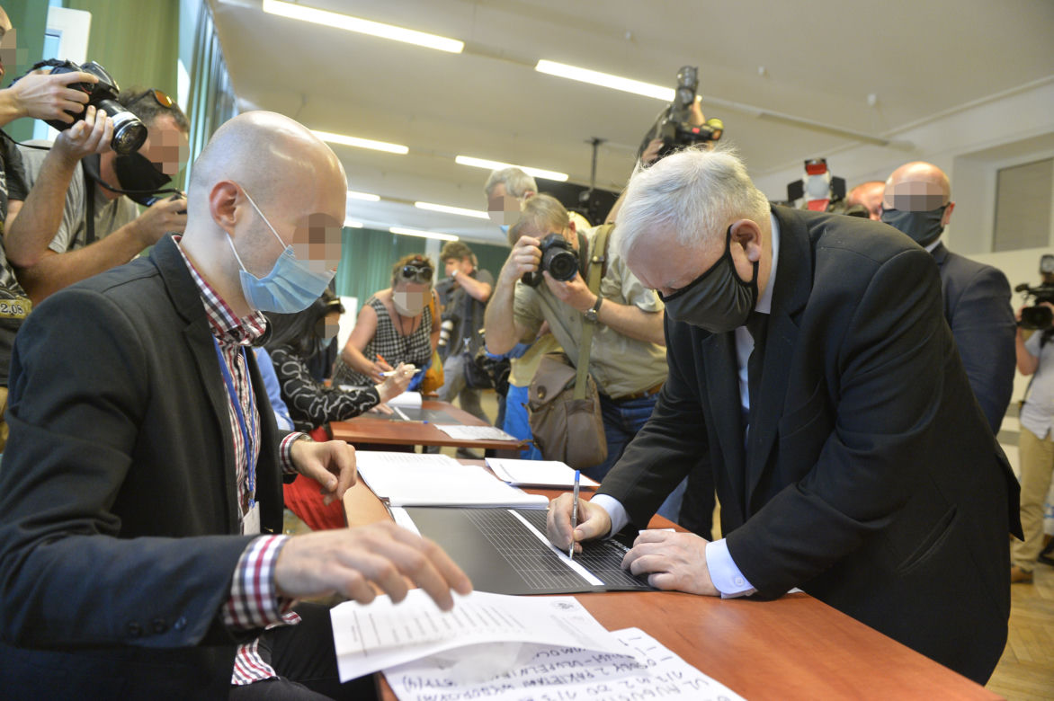 Wybory 2020 Prezes PiS Jarosław Kaczyński oddał swój głos