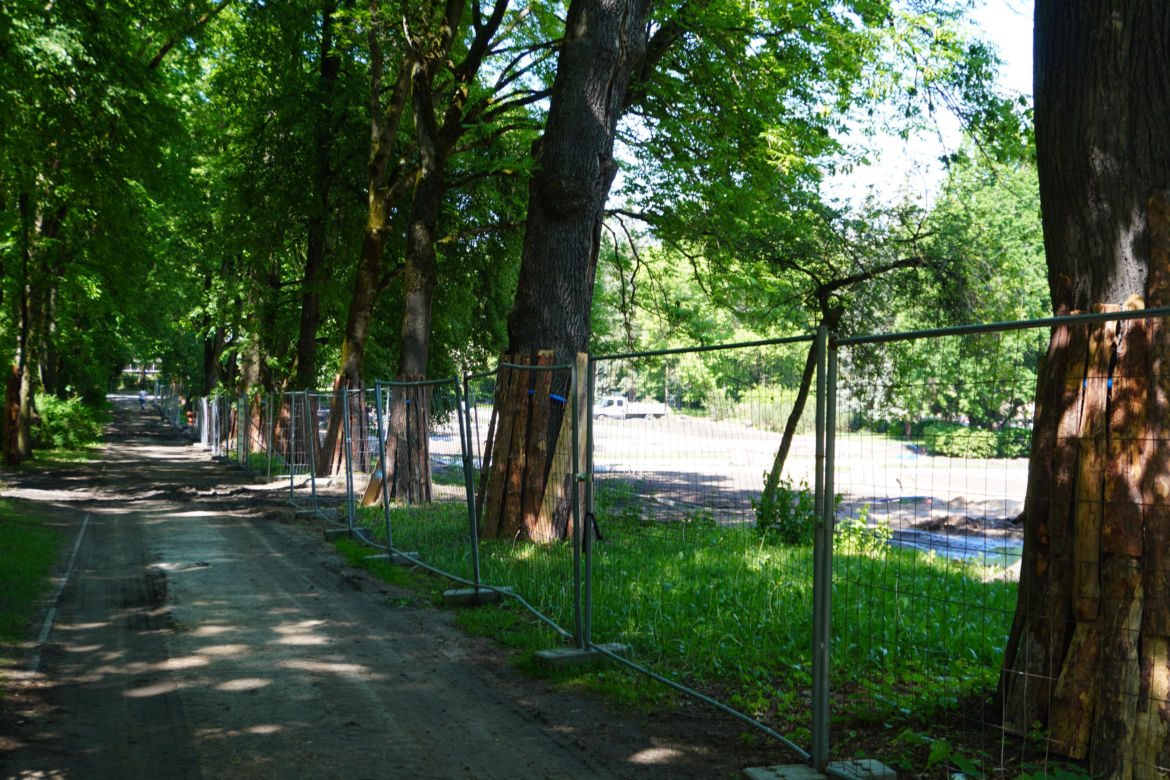 Rewitalizacja Parku Planty. Tak wyglądają majowe prace w centrum Białegostoku