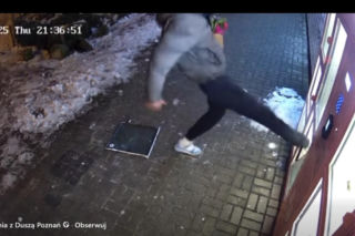 Nocna dewastacja kwiatomatu poruszyła poznaniaków. Policja szybko zidentyfikowała winnych