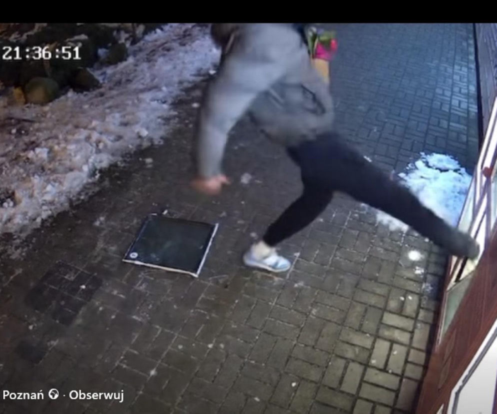 Napad na kwiatomat w Poznaniu