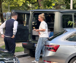 Martyna Wojciechowska z ogromną ilością ubrań w Sopocie