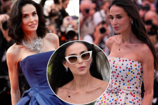 Wychudzona Demi Moore bryluje w Cannes, a fani drżą o jej zdrowie. Aktorka znika w oczach!