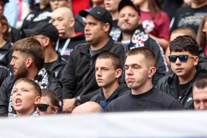 Górnik Zabrze - Lech Poznań: Zdjęcia kibiców i zawodników z meczu 8. kolejki PKO BP Ekstraklasy