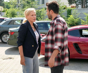 Barwy szczęścia odc. 3260. Justyna Zytko (Sylwia Juszczak-Krawczyk), Damian (Michał Lesień-Głowacki)