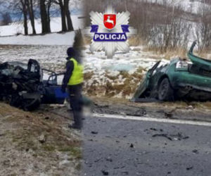 Zagrody, wypadek na trasie Lublin-Biłgoraj