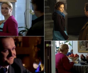 Przyjaciółki 2 sezon odc. 24. Paweł (Bartek Kasprzykowski), Anka (Magdalena Stużyńska), Krzysztof (Paweł Królikowski), Sylwia (Dominika Kojro)