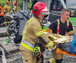 Zderzenie dwóch tramwajów w Poznaniu