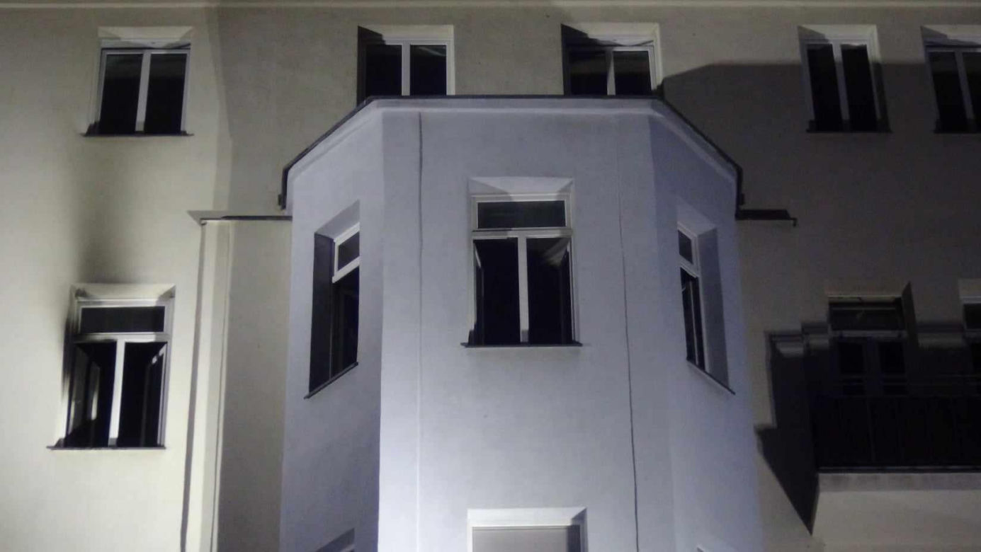 Pożar mieszkania w centrum Warszawy