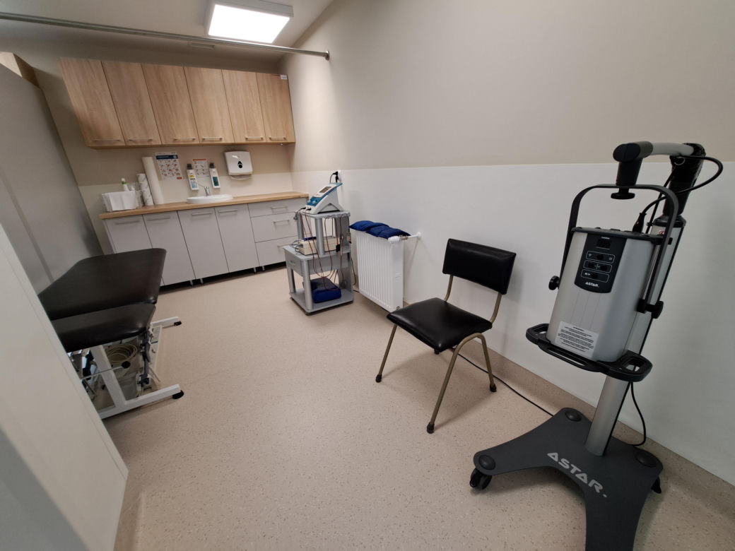 Remont Ośrodka Rehabilitacji i pokaz użycia egzoszkieletu - Szpital im. św. Łukasza w Tarnowie