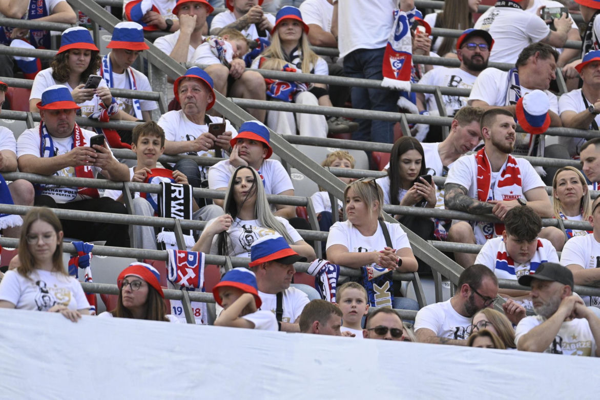 Kibice na finale Pucharu Polski: Górnik - Raków