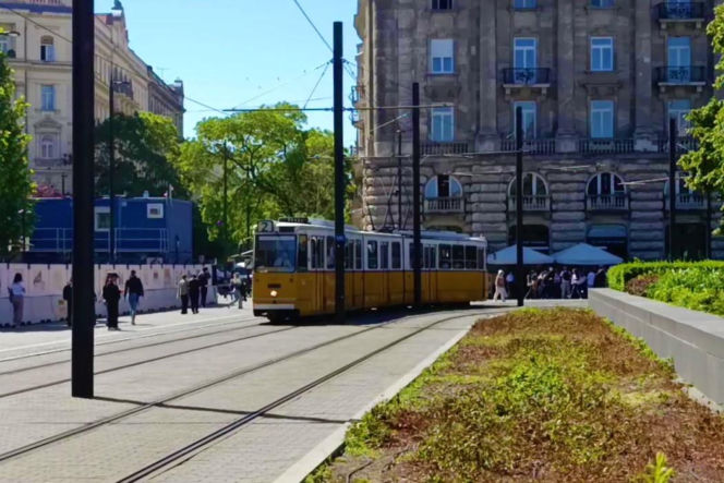Budapeszt z okien tramwaju
